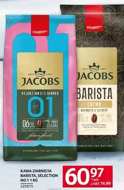 Selgros Kawa ziarnista Barista, Selection No.1 1 kg Jacobs oferta