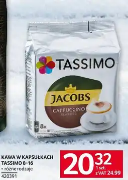 Selgros Kawa w kapsułkach Tassimo 8-16 Jacobs oferta