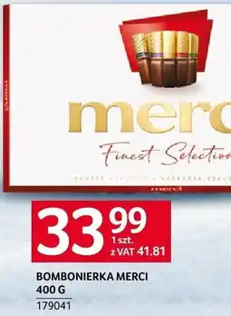 Selgros Bombonierka Merci 400 g oferta