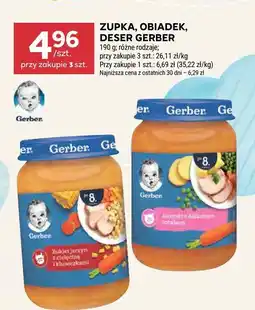 Stokrotka Zupka, obiadek, deser Gerber różne rodzaje 190 g oferta