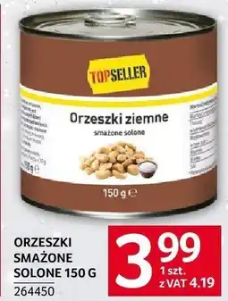 Selgros Orzeszki ziemne smażone solone 150 G Topseller oferta