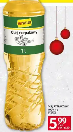 Selgros Olej rzepakowy 100% 1L Topseller oferta