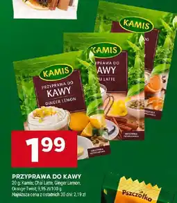 Stokrotka Przyprawa do kawy Kamis Chai Latte, Ginger Lemon, Orange Twist oferta