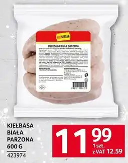 Selgros Kiełbasa biała parzona 600 G Topseller oferta