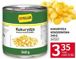 Selgros Kukurydza konserwowa 340 g TOPSELLER oferta