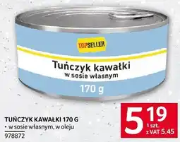 Selgros Tuńczyk kawałki w sosie własnym w oleju 170 g TOPSELLER oferta