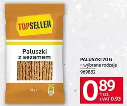 Selgros Paluszki z sezamem 70 g - wybrane rodzaje TOPSELLER oferta