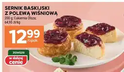 Stokrotka Sernik baskijski z polewą wiśniową Cukiernia Olsza oferta