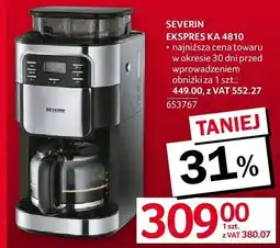 Selgros Ekspres do kawy EKSPRES KA 4810 SEVERIN oferta