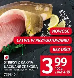 Selgros Stripsy z karpia nacinane ze skóra Selgros oferta