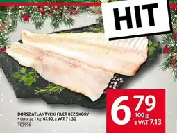 Selgros Dorsz atlantycki filet bez skóry Selgros oferta
