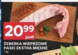 Stokrotka Żeberka wieprzowe paski ekstra mięsne Stokrotka oferta