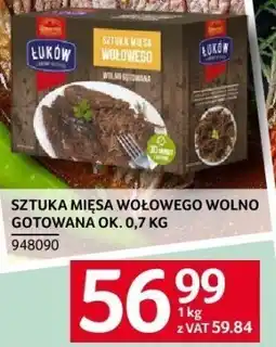 Selgros Sztuka mięsa wołowego wolno gotowana ok. 0,7 kg Selgros oferta
