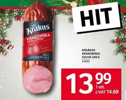Selgros Kiełbasa krakowska sucha 250 g Krakus oferta