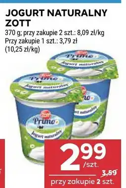 Stokrotka Jogurt naturalny Zott oferta