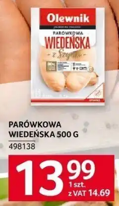 Selgros Parówkowa wiedeńska 500 g Olewnik oferta
