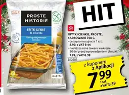 Selgros Frytki cienkie, proste, karbowane Proste Historie 800 g oferta