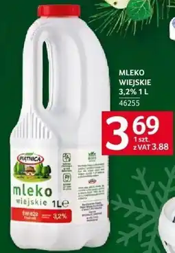 Selgros Mleko wiejskie 3,2% Piątnica 1 l oferta