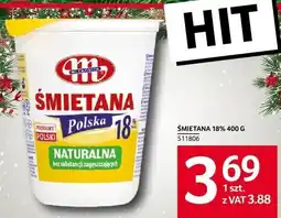 Selgros Śmietana Mlekovita 18% 400g oferta