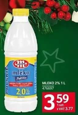 Selgros Mleko 2% Mlekovita 1L oferta