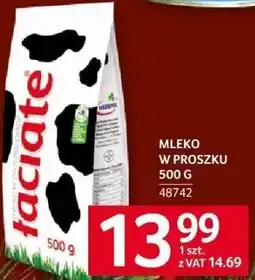 Selgros Mleko w proszku Łaciate 500g oferta
