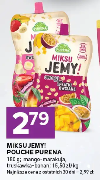 Stokrotka MiksuJemy! Pouche Purena mango-brzoskwinia, truskawka-banan oferta