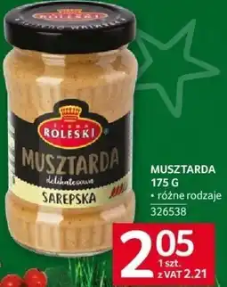Selgros Musztarda Roleski 175 g oferta