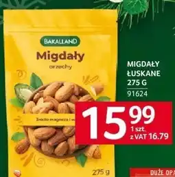 Selgros Migdały łuskane Bakalland 275 g oferta