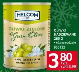 Selgros Oliwki zielone nadziewane Helcom Green Olives oferta