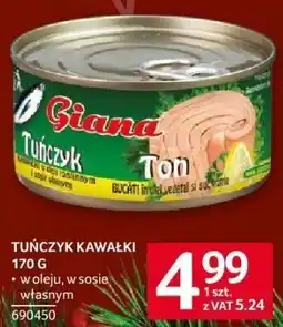 Selgros Tuńczyk kawałki Giana 170 g oferta