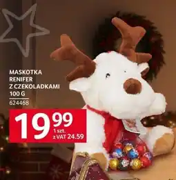 Selgros Maskotka Renifer z czekoladkami 100 g Selgros oferta