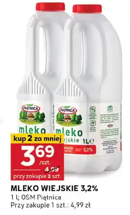 Stokrotka Mleko wiejskie 3,2% Piątnica oferta
