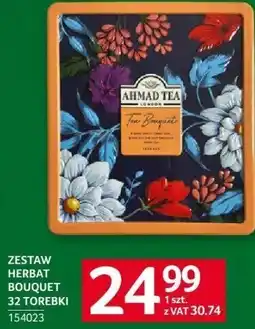 Selgros Herbata Ahmad Tea Bouquet zestaw 32 torebki oferta