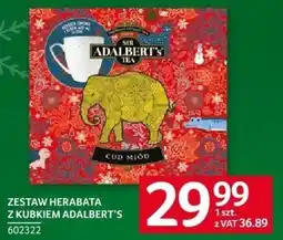 Selgros Zestaw herbata Bouquet z kubkiem Adalbert's 32 torebki oferta