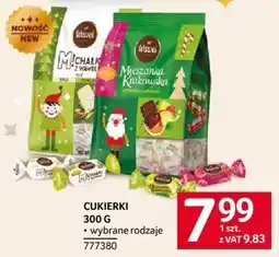 Selgros Cukierki 300 g różne rodzaje Wawel oferta