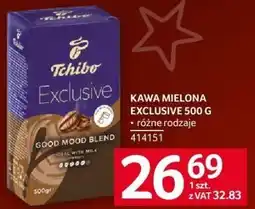 Selgros Kawa mielona Exclusive 500 g różne rodzaje Tchibo oferta