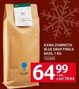 Selgros Kawa ziarnista Blue Drop Finica Basil 1 kg oferta