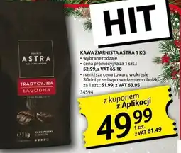 Selgros Kawa ziarnista Astra 1 kg różne rodzaje oferta