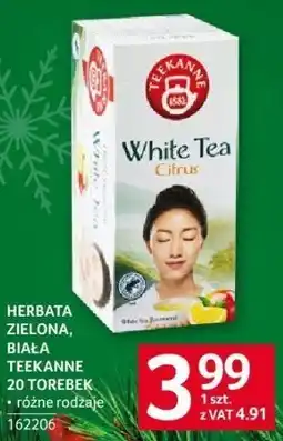 Selgros Herbata zielona, biała Teekanne 20 torebek różne rodzaje oferta