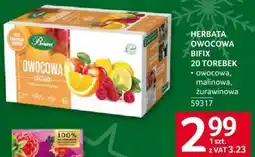 Selgros Herbata owocowa Bifix 20 torebek owocowa, malinowa, żurawinowa oferta