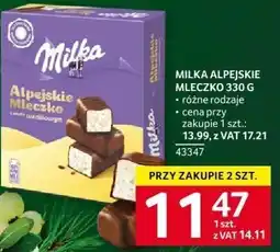 Selgros Mleczko Milka Alpejskie 330 g oferta