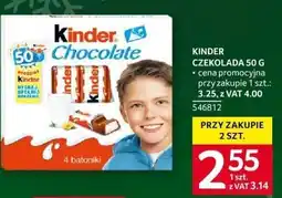 Selgros Czekolada Kinder Chocolate 50 g oferta