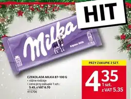 Selgros Czekolada Milka 87-100 g oferta