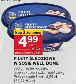 Stokrotka Filety śledziowe w sosie Well Done oferta