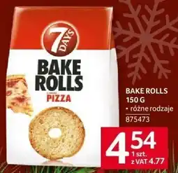 Selgros Bake rolls 150 g 7 Days oferta