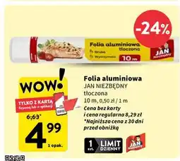 Intermarche Folia aluminiowa 10 m Jan Niezbędny oferta