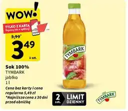 Intermarche Sok jabłkowy Tymbark oferta