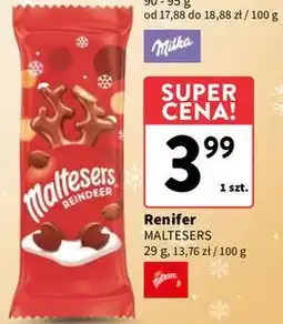 Intermarche Czekoladowy renifer Maltesers Merryteaser oferta