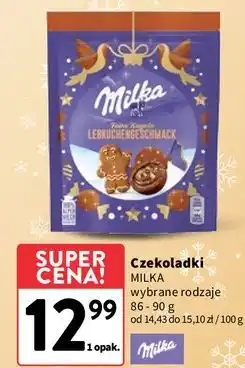 Intermarche Praliny z nadzieniem piernikowym Milka oferta