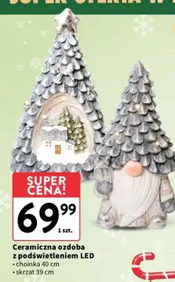 Intermarche Skrzat ceramiczny z podświetleniem led 39 cm oferta